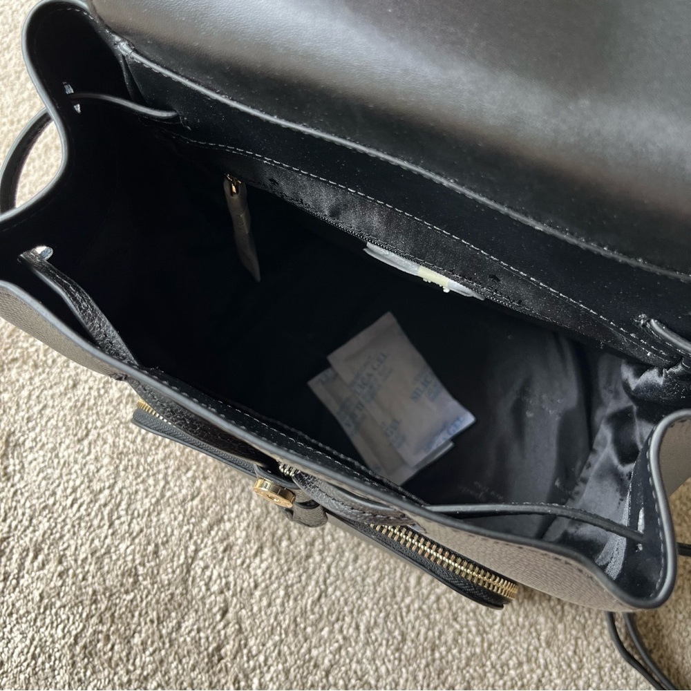 Kate Spade Black Leather Backpack - Picture 8 of 8